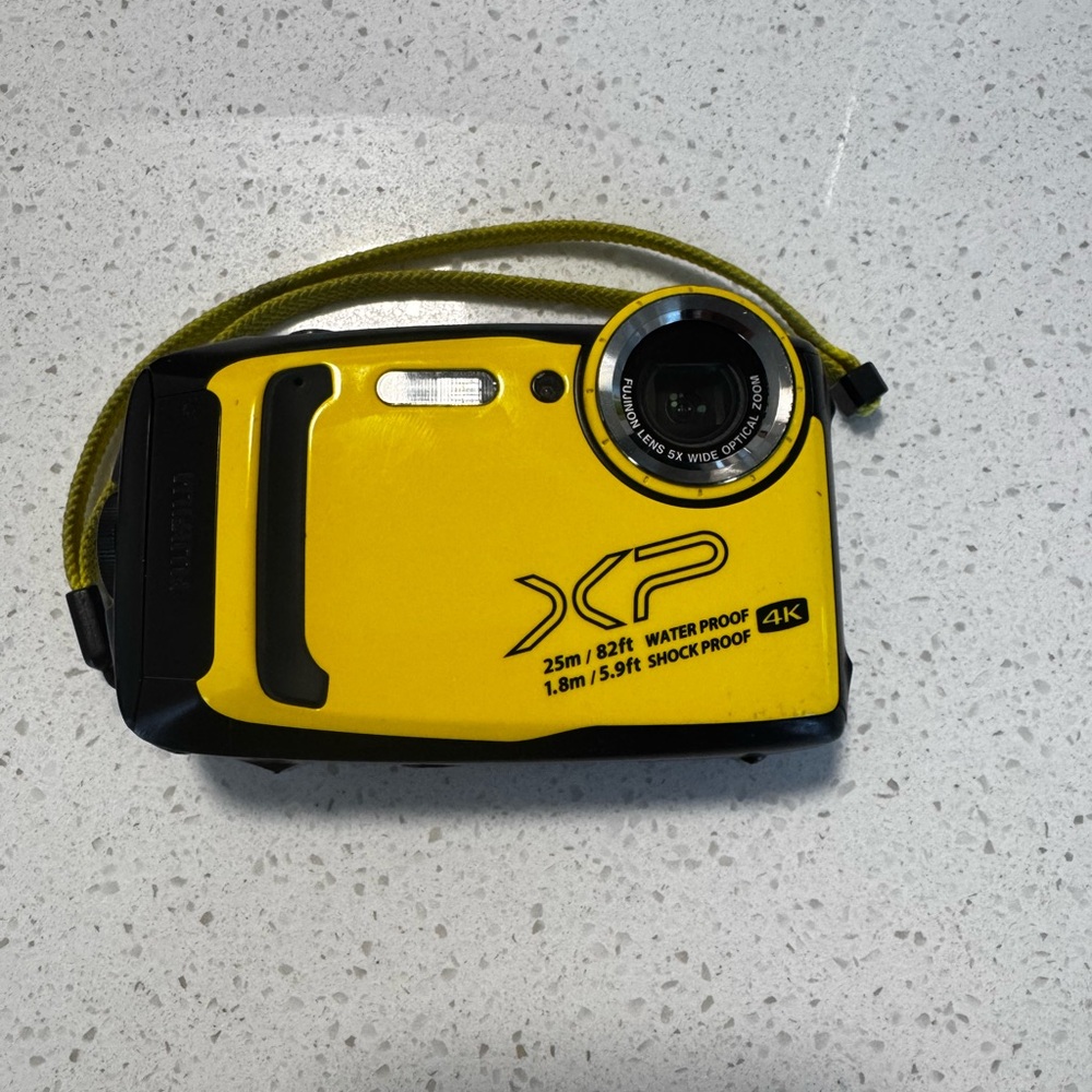 Fujifilm FinePix XP140 Waterproof Camera- 16.4MP, 4K + 2 Batteries & 64GB Card